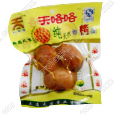 What industries are bag-feeding packaging machines suitable for?