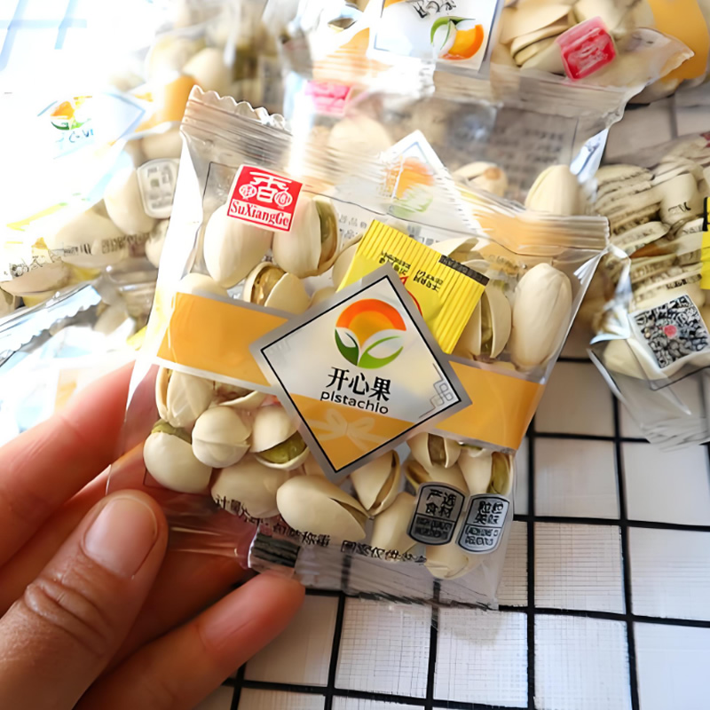 What industries are bag-feeding packaging machines suitable for?